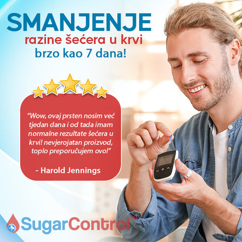 SugarControl™ Prsten za Kontrolu Šećera u Krv